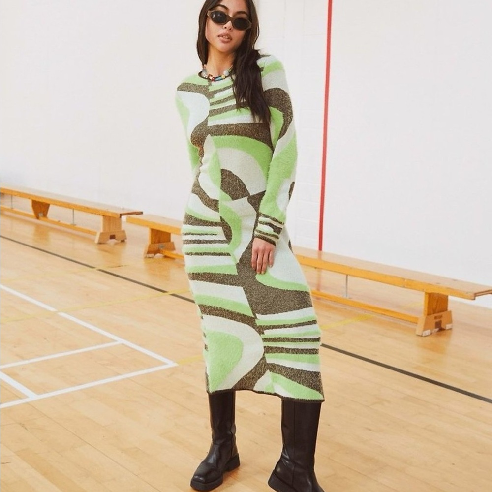 NWOT House of Sunny Land Cruise Hockney Dress